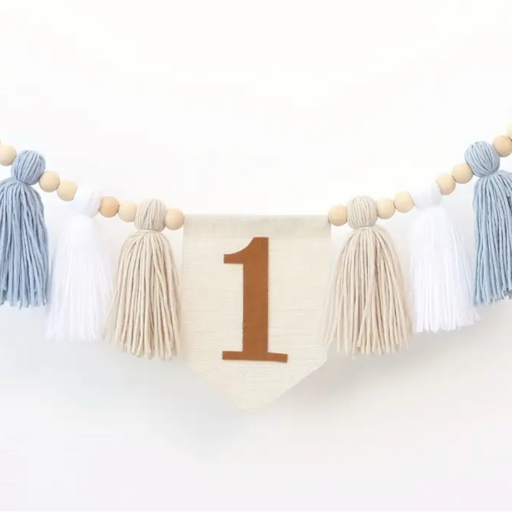 First Birthday Highchair Garland NEW